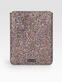 Slip your iPad® into this stylish cover crafted from glitter-coated cotton.Accommodates all iPad® modelsFully lined8¼W X 10¼H X 1/4DMade in ItalyPlease note: iPad® not included.