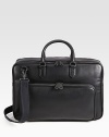 A full-size briefcase/laptop case combo ideal for travel and everyday use. A padded laptop compartment protects your investment while abundant interior compartments place essentials at your fingertips.Zip closureTop handleFront zip pocketFully lined17W x 11½H x 4DImported