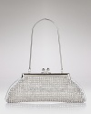Make a glamorous statement with this dazzling rhinestone clutch from La Regale -- the perfect piece to dress up your LBD.