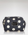 MARC BY MARC JACOBS' polka-dot printed cosmetic case is the perfect spot to stash it-girlie products.