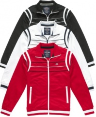 Win. Zip into this track jacket from Ecko Unltd and lock down your sporty style.