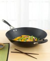 Open your kitchen to the professional stir fry. Proven #1 for durability and easy food release, the professional-quality, handsome 14 stir fry pan can handle even your largest meals. Guaranteed to outlast all other nonstick pans. Limited lifetime warranty.