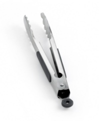 A good set of tongs can be one of the most useful tools in the kitchen. Grab a pair and you can go to work on any number of tasks - toss salads, work sauce into pasta, flip food on the grill or plate a meal. Limited lifetime warranty.