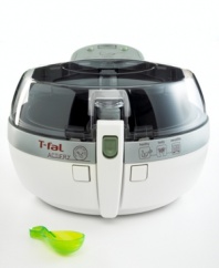 Healthy fried food? It's no longer an oxymoron with T-Fal's ingenious Actifry low-fat cooker! Make French fries, chili, risotto, gumbos, stir fry, seafood and even yummy desserts with just a tablespoon or two of your favorite oil. With easy cleanup and a safe design, it's a foolproof way to add excitement to dinner. One-year limited warranty. Model 439065.