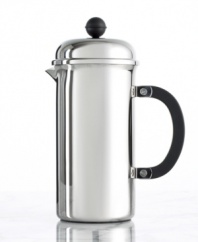 You can almost taste the tradition with every cup of coffee brewed in this beautiful French press. Made with the same painstaking care and knowledge handed down from the original craftsmen, Bodum is dedicated to providing perfectly brewed coffee to connoisseurs everywhere. One-year limited warranty.