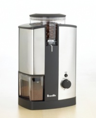 Get the freshest grounds around with Breville's outstanding conical burr grinder. Grinding slowly to impart minimal heat, the metal burrs preserve more of the bean's natural flavor, creating a base for the best tasting brew. One-year warranty. Model BCG450XL.