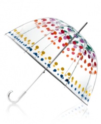 Don't let rain burst your bubble! Stay dry with this colorful umbrella by Totes.