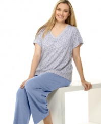 When relaxing is on the to-do list, you'll love this better-than-basic soft sleep pant by Jockey. Style #338500X