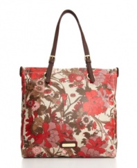 This prettily eye-popping shopper features a 60s-inspired floral print to put a happy spin on everyday errands.