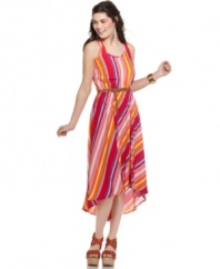 Flaunt your gorgeous stripes in a fun-loving dress from Ali & Kris that has style – and length – to boot!