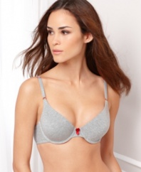 Treat yourself to a bra that's as comfy as your favorite t-shirt. Maidenform's Signature cotton demi bra. Style #9259