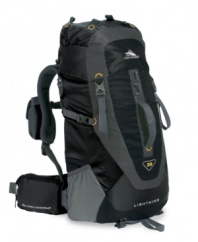 A stroke of back luck! The road less traveled is yours to conquer with this fully-stocked comfort pack. An easy-access top-load compartment packs in 30 liters of gear, including an internal hydration reservoir sleeve, tuck-away rain cover and more. Comfort goes where you do with endless features, like contoured straps, adjustable load lifters with mesh padding and a back AIRFLOW(tm) system that keeps you cool and dry. Limited lifetime warranty.