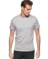 Simple but not basic.  This t-shirt from Calvin Klein makes cool casual style easy.