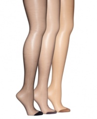 Enhance the natural beauty of your legs with Berkshire's sheerest hosiery featuring a no-bind control top and reinforced toe.