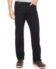 Go dark. These jeans from Nautica dials your wardrobe of blues back to black.