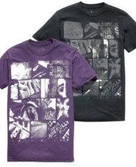 These t-shirts from Marc Ecko Cut & Sew pop some urban style into your casual look.