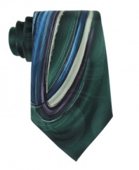 Turn your work wardrobe into a work of art with this abstract patterned tie from Jerry Garcia.