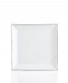Simply elegant from Charter Club dinnerware. Dishes like the Platinum Fine Line square plates are for everyday meals but have a banded edge that shines on formal tables. A flawless choice for every occasion.