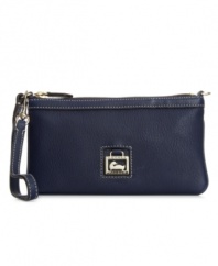 As a wristlet or a mini, this essential little bag from Dooney & Bourke comes in so handy.