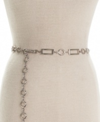 Add a silver lining to your look with this versatile Style&co. chain link belt.