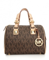 Bold hardware accents make the classic satchel even more chic. Go for the Grayson purse by MICHAEL Michael Kors.