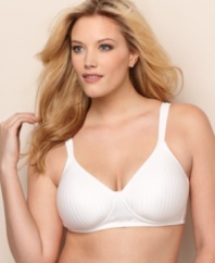 Greet each day with fashionable confidence. The Perfectly Smooth bra by Playtex creates an enviable silhouette with wireless comfort. Style #4707