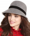 With an elegant silhouette and a range of color options, this felt cloche by Nine West will become your go-to hat for cold-weather sophistication.