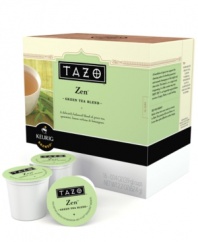 Tea with distinction. Tazo's beloved green tea gets a fresh twist with a splash of lemon and mint that livens up your cup and keeps you coming back for more.