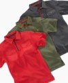 Put some prep in his step with one of these Sean John short-sleeved polos.