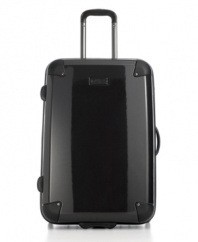 Life can knock you around all it wants when you're carrying Kenneth Cole New York's suitcase, a lightweight, durable and stylish carry-on that provides an exterior tough enough to survive bumpy rides but flexible enough to expand to fit everything you pick up along the way. Limited lifetime warranty.