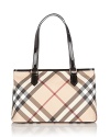 Work Burberry's signature plaid print into your day-to-day wardrobe with the label's classic shoulder bag. Wear it with a quilted Mac for a double dose of Briton chic.