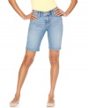 Your favorite pair of shorts has arrived! Levi's petite bermudas are ready for everything the season has in store.