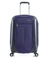 The best of both worlds-a unique, lightweight hybrid design combines a softside construction with hardside paneling for superior protection and incredible packing flexibility. Set on easy-glide spinners, this bag goes where you go with ease & versatility, featuring a fully-lined interior with suiter system and padded tie-down strap. Limited lifetime warranty. Qualifies for Rebate