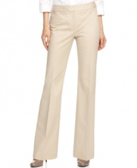 Calvin Klein's petite pants make a sleek addition to a work or weekend wardrobe-look polished at your desk and put together at Sunday brunch.
