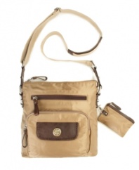 A lightweight and colorful crossbody from Giani Bernini that's packed with thoughtful organization features.