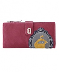 Keep your change and cash in stylish order with the Ruby tab multifunction wallet. Choose from different hippie-chic designs.