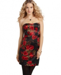 The Vivica dress from GUESS? is party-perfect for a hot date. Pair it with a classic black pump for effortless elegance!