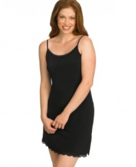 Sleep pretty and worry-free in this comfortable, stylish chemise by Jockey. Style #1321