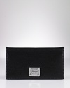 Richly crafted, Lauren by Ralph Lauren' leather wallet features a slim, sophisticated continental silhouette to effortlessly store belongings.
