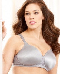 Create a rounder, younger silhouette without adding size. Built on a frame for wireless separation and support, the Age Defying Lift bra by Vanity Fair creates a subtle push-up effect with graduated padding. Style #71371