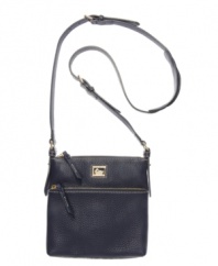 Dooney & Bourke's Dillen II Letter Carrier purse inspires in rich leather that goes with nearly everything.