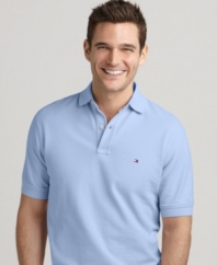 This timeless polo offers nonstop refinement and casual comfort for any season.