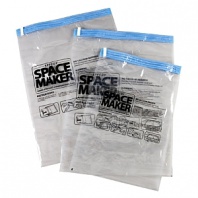 Easy-to-use compression bags increase your packing space by 70%. Simply fill them with clothes, squeeze the air out and cap the bag.