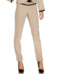Bold trim plus a slimming skinny leg design equal the perfect trousers from XOXO, fit for comfort and style!