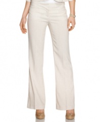 Opt for the classic wide leg design of these pants from XOXO for a simple way to slip into superior style!