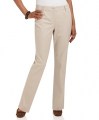 JM Collection's slimming petite pants gently smooth things out for a flawless look. The perfect pair to wear to work!