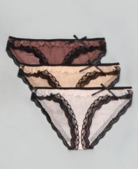 This DKNY panty features fanciful frills for complete cuteness. Style #478744