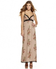 Go floral by day in this Jessica Simpson maxi dress – and optimize your awesome sense of style!