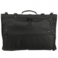 Keep your business attire wrinkle-free en route - without a bag check. This garment bag's compact tri-fold design allows you to carry 1 or 2 garments on board. Zip pockets for accessories are inside, and the exterior U-zip pocket easily holds shoes, folded clothes or a travel kit.