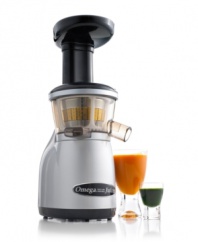 Maximize health and minimize waste with this high-powered juicer that uses less energy and produces the most nutrient- and enzyme-rich juice around. 10-year warranty. Model VRT350.